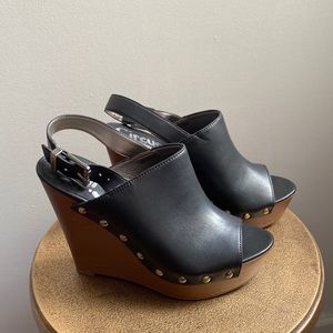 NWOT Circus by Sam Edelman black Clara wedges